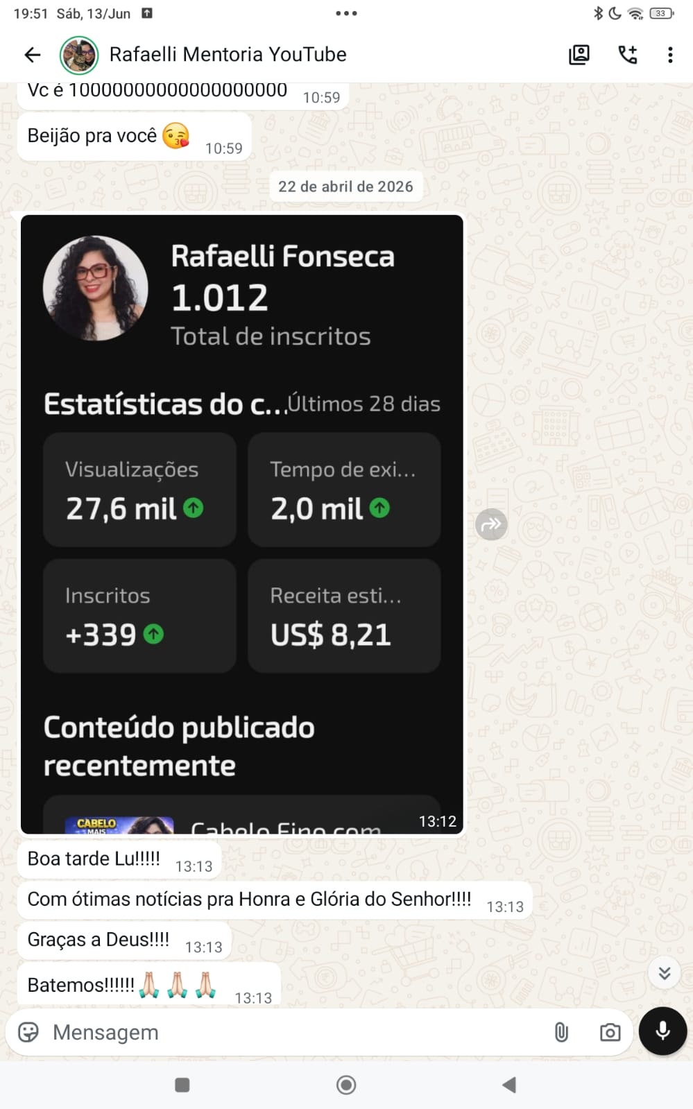 Depoimento da Rafaelli